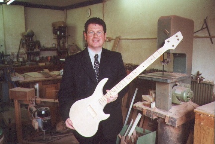 Stuart Murray in the workshop